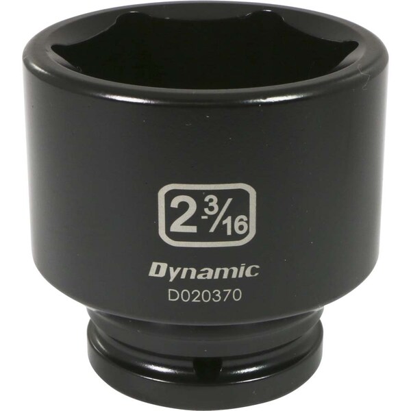 3/4" Drive Standard Socket, Black Phosphate, Tools 3/4" Drive 6 Point SAE, 2-3/16" Standard Length